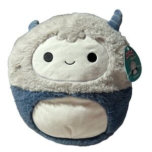 New Squishmallows Horace the Blue & Gray  Yeti 12" Fuzzamallow Plush BNWT.